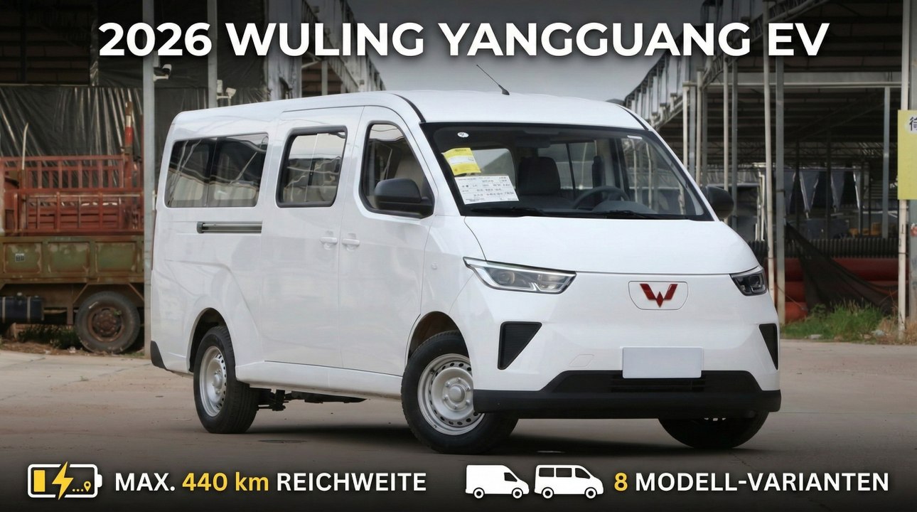 2026 Wuling Yangguang EV: 100 kW Elektro-Transporter