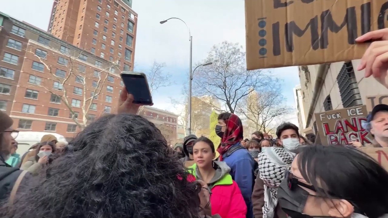 Protests Erupt at Columbia University: Students March in New York City
