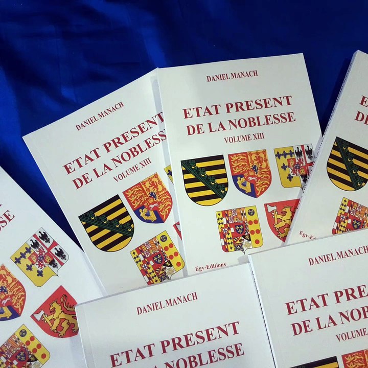 Etat présent de la noblesse Volume XIII de Daniel Manach