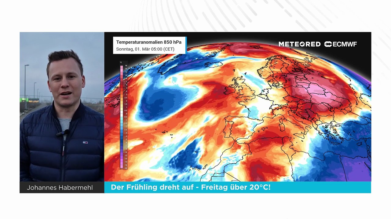 Der Frühling dreht auf - Freitag über 20°C!