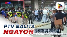 OTS, MMDA nagsagawa ng inspeksyon sa pasilidad ng PITX para sa inaasahang pagdagsa ng mga pasahero sa Semana Santa