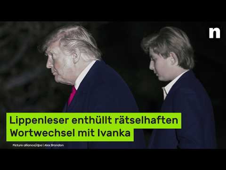 Barron Trump: Lippenleser enthüllt rätselhaften Wortwechsel mit Ivanka