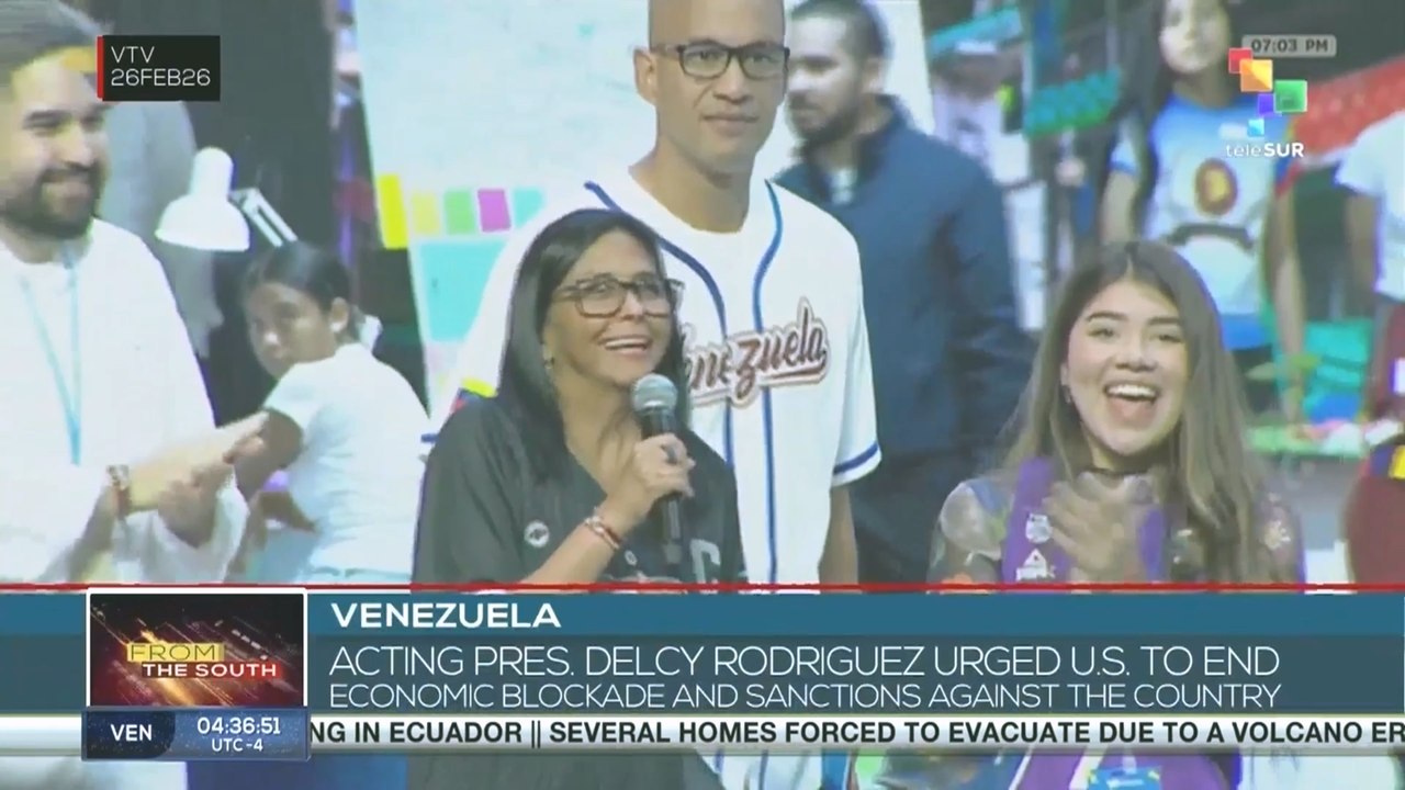 Venezuela: Acting President urges U.S. to lift blockade