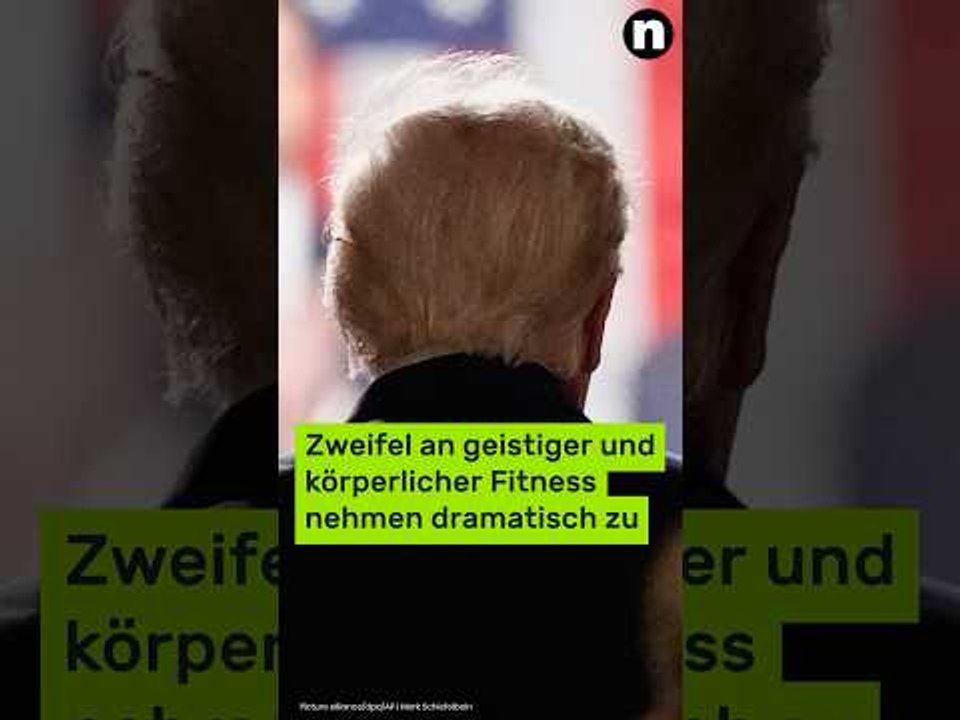 Donald Trump: Zweifel an geistiger und körperlicher Fitness nehmen dramatisch zu
