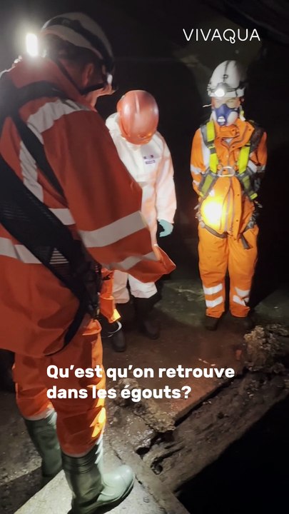 Ce qu'on retrouve dans les égouts