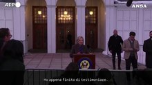 Hillary Clinton ribadisce: "Non conoscevo Epstein, voglio che la verita' venga fuori"