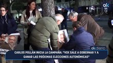 Carlos Pollán inicia la campaña: "Vox sale a gobernar y a ganar las próximas elecciones autonómicas"