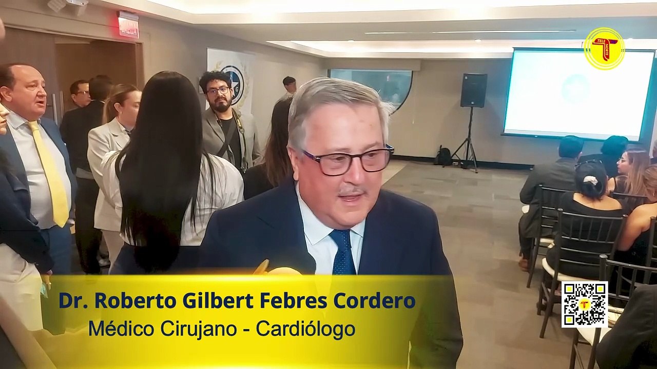 GALENO ROBERTO GILBERT FEBRES CORDERO RECIBIÓ UNA ALTA DISTINCIÓN DEL COLEGIO DE MÉDICOS DEL GUAYAS