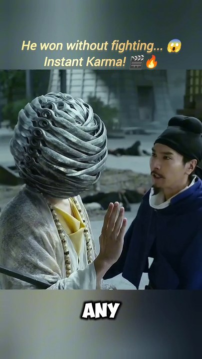 The Deadliest Iron Trap! Monk Defeats Enemy Without Fighting 😱 | Instant Karma Scene