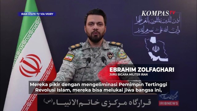 Detik-Detik Iran Balas Kematian Khamenei! Rentetan Rudal Targetkan Pangkalan Militer AS-Israel
