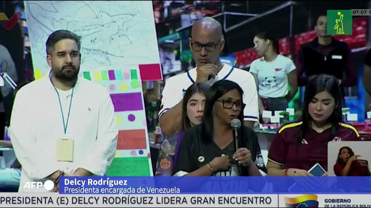 Presidenta interina pide a Trump el "cese del bloqueo y las sanciones" sobre Venezuela Caracas, Venezuela