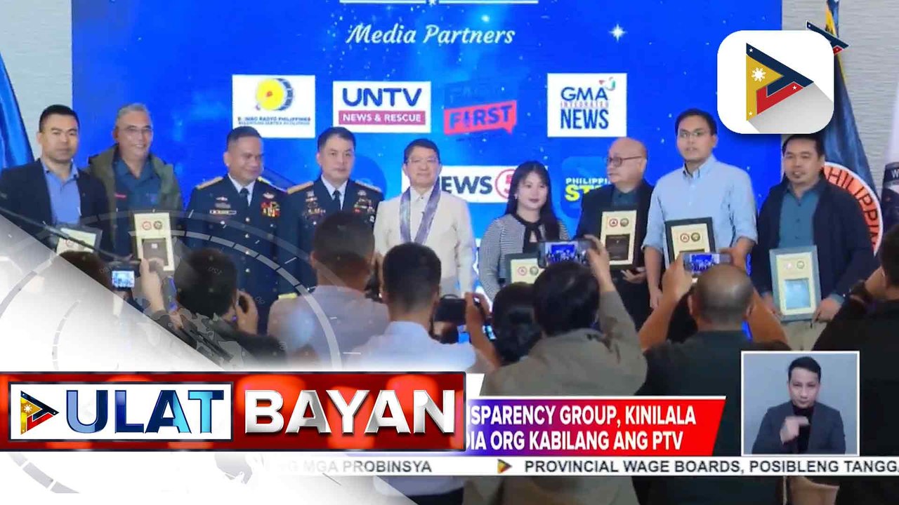 Ilang local at international media organization kabilang ang inyong PTV, kinilala ng PCG sa responsableng pag-uulat para mapataas ang kamalayan ng publiko sa WPS