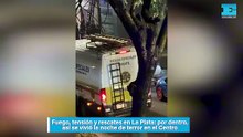 Fuego, tensión y rescates en La Plata: por dentro, así se vivió la noche de terror en el Centro