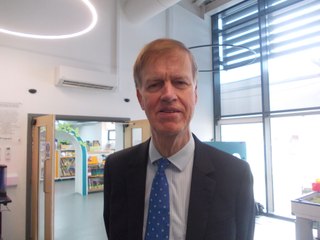 Government minister Sir Stephen Timms talks about his visit to Treloar's