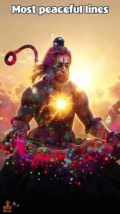 MOST CALMING LINES | When Hanuman Listens at Midnight #shortsfeed #bhakti