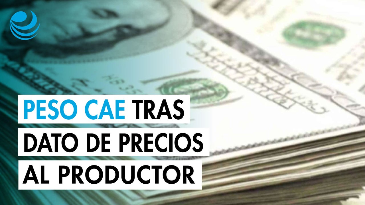 Peso mexicano cede terreno frente el dólar tras dato de precios al productor de EU