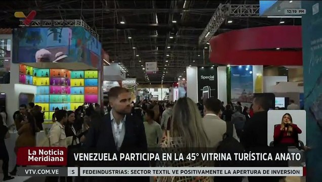 Venezuela busca consolidar alianzas y posicionar la actividad turística en la 45° Vitrina Turística Anato