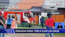 Selang Regulator Gas Bocor, Rumah di Jaktim Kebakaran, 1 Orang Luka Bakar | KOMPAS MALAM