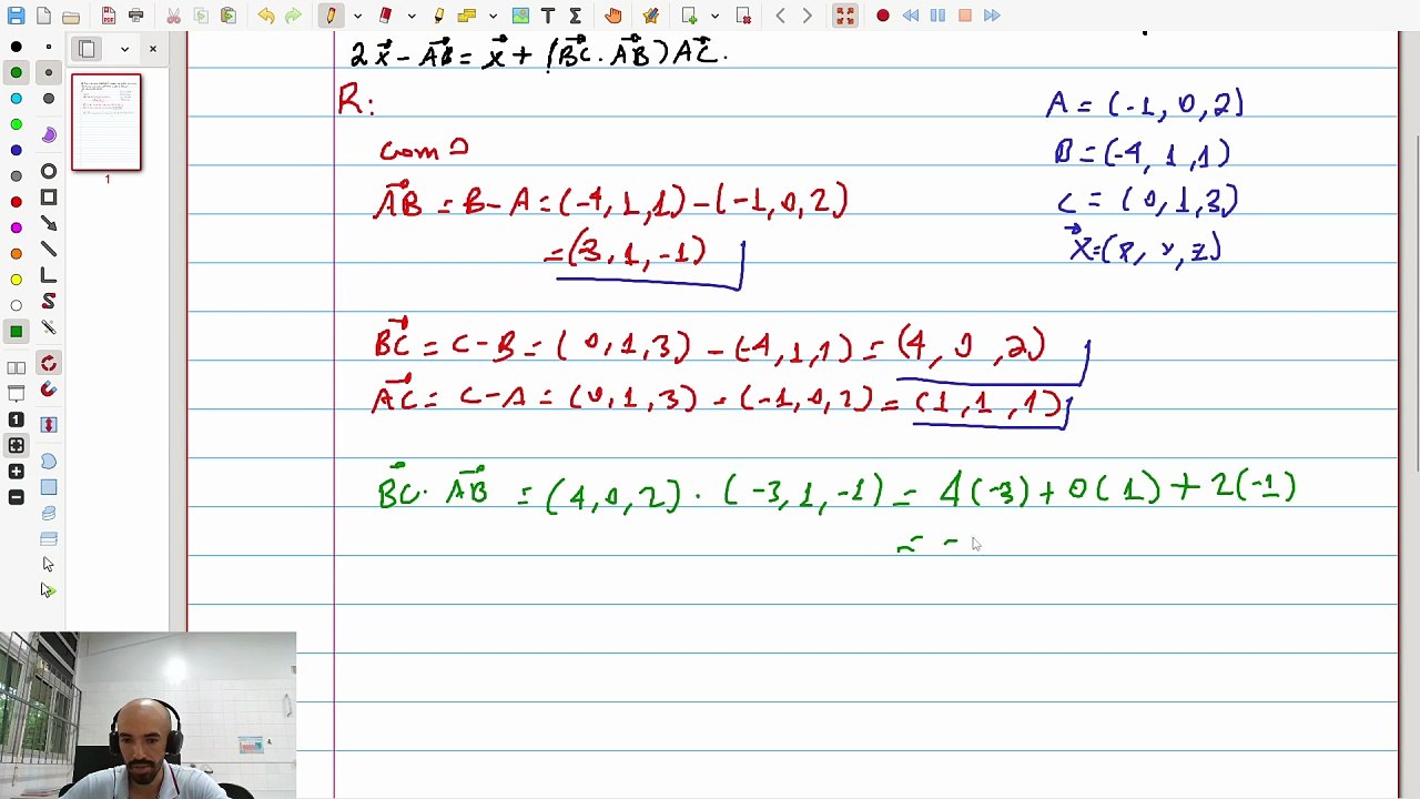 (Exercício 2) [Sec. 3.16 - Q.2 - Steinbruch] Determinar o vetor X | VET&GEO-A3.72