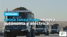 China lanza flota minera autónoma y eléctrica