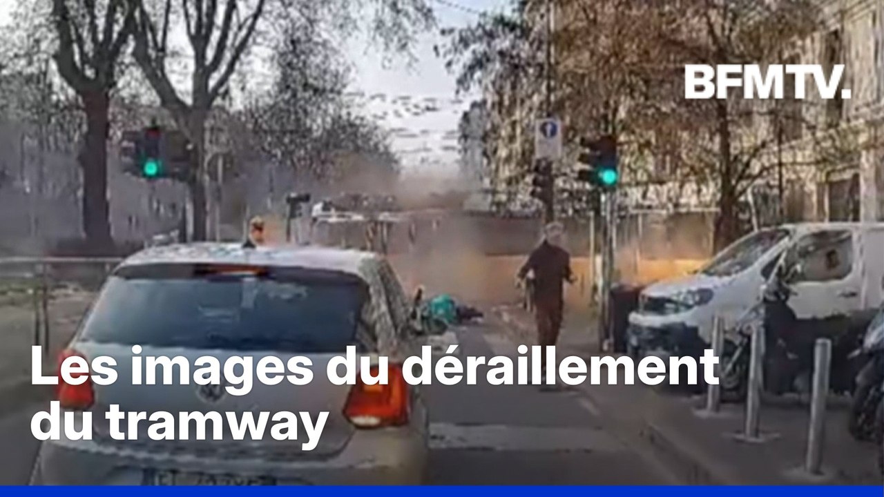 Italie: les images impressionnantes du déraillement d'un tramway à Milan