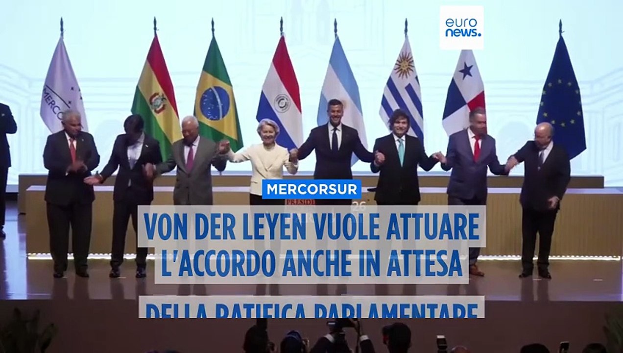 Von der Leyen intende attuare l'accordo commerciale con il Mercosur anche senza ratifica