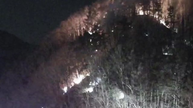 강원도 춘천 드름산에서 불...한때 대응 1단계 / YTN
