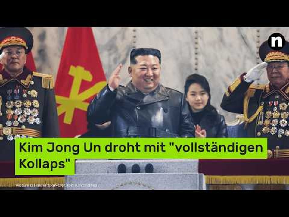 Kim Jong Un droht mit 'vollständigen Kollaps'