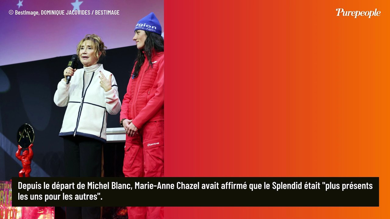 Marie-Anne Chazel pose avec une figure importante du Splendid pour des retrouvailles chaleureuses