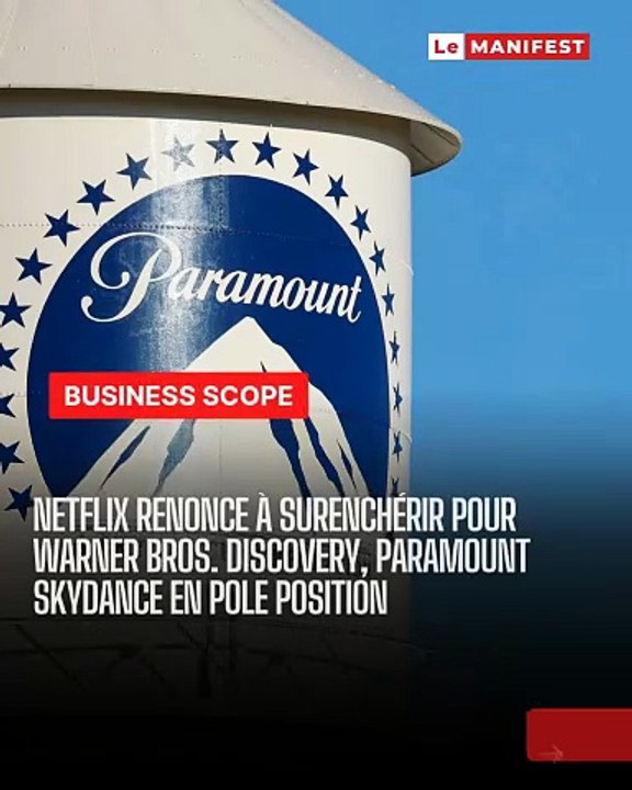 Netflix jette l’éponge 🎬Paramount Skydance fonce vers Warner Bros. Discovery et un méga-groupe média capable de changer la guerre du streaming 🔥📺 Une décision stratégique, des milliards en jeu et Hollywood en pleine recomposition. 👉 L’analyse complète