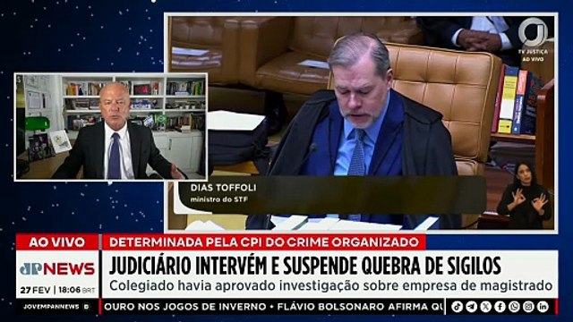 Blindagem no STF? Gilmar suspende quebra de sigilo de empresa ligada a Toffoli
