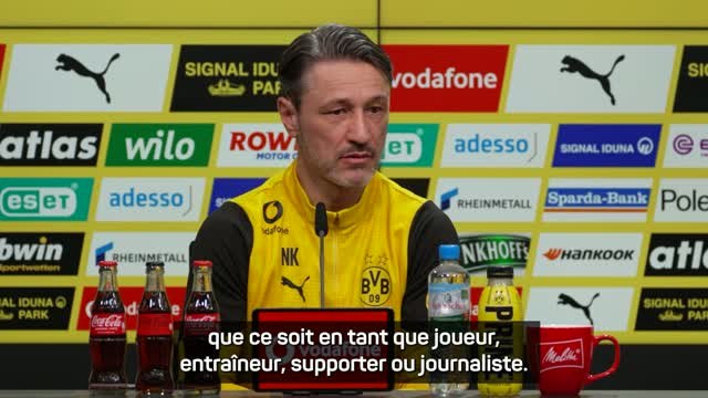Dortmund - Kovač : Nous devrons jouer à 100% du premier au dernier instant