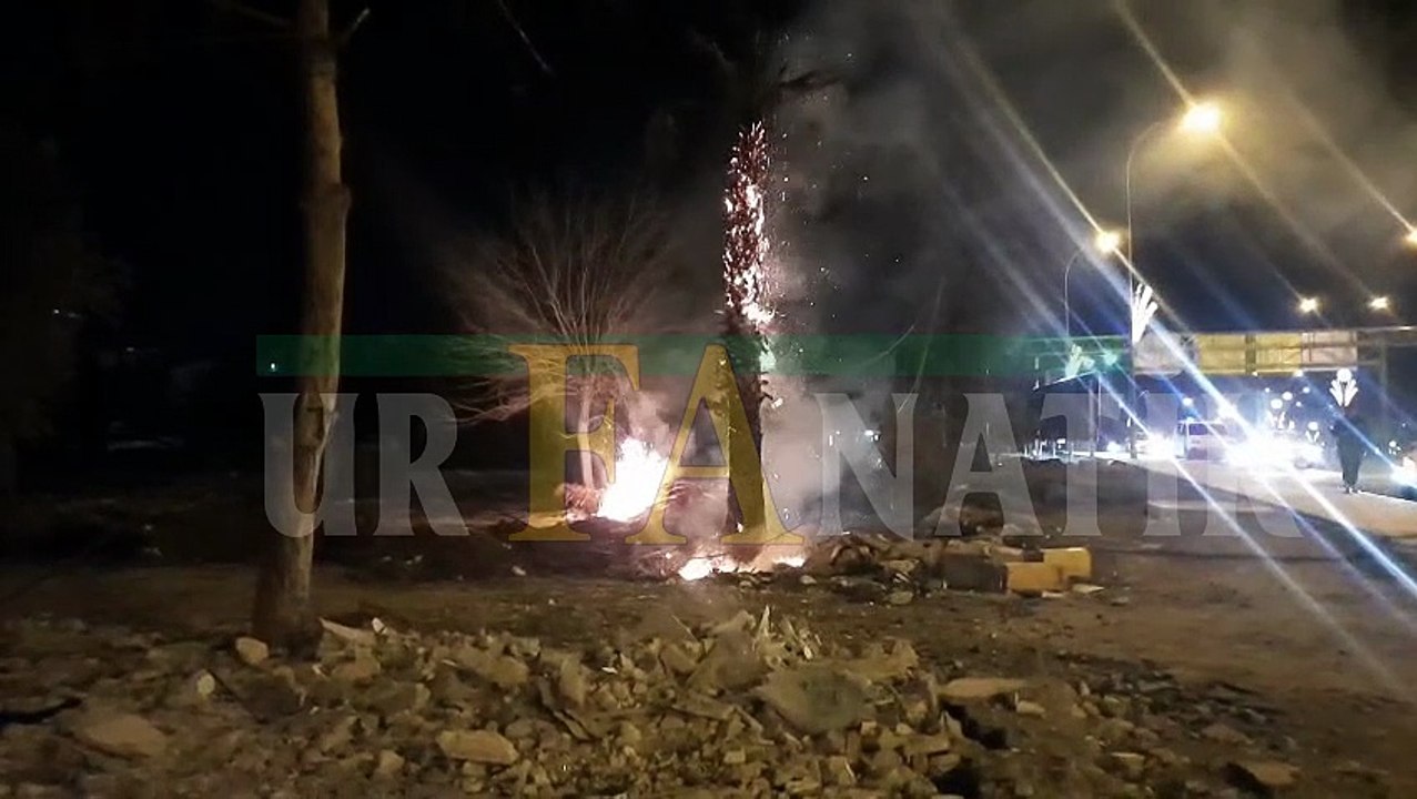 Karaköprü’de Ağaçları Yakan Şahsı Gece Kartalları Suçüstü Yakaladı