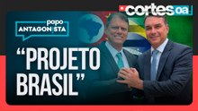 Tarcísio e Flávio Bolsonaro juntos nas eleições?