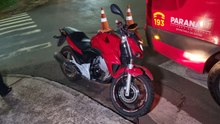 Motociclista sofre fratura na perna após colidir contra caminhonete na Av. das Pombas em Cascavel