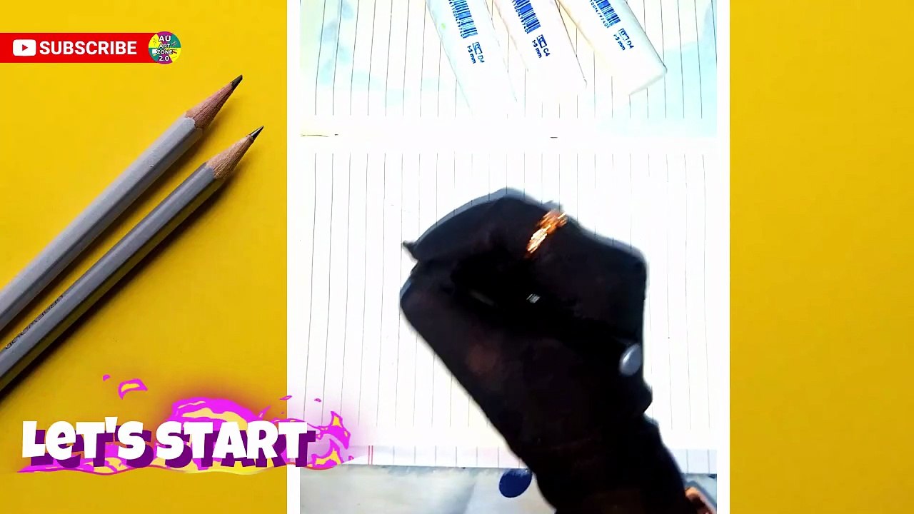 🎨 Learn Alphabet Drawing | Drawing Art and Craft | Drawing For Beginners | AU ART ZONE 2.0