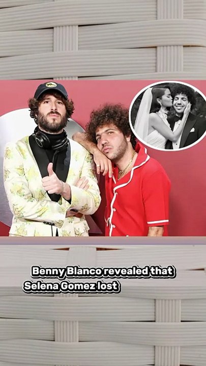 Benny Blanco revealed that Selena Gomez lost her vows on their way to marriage,