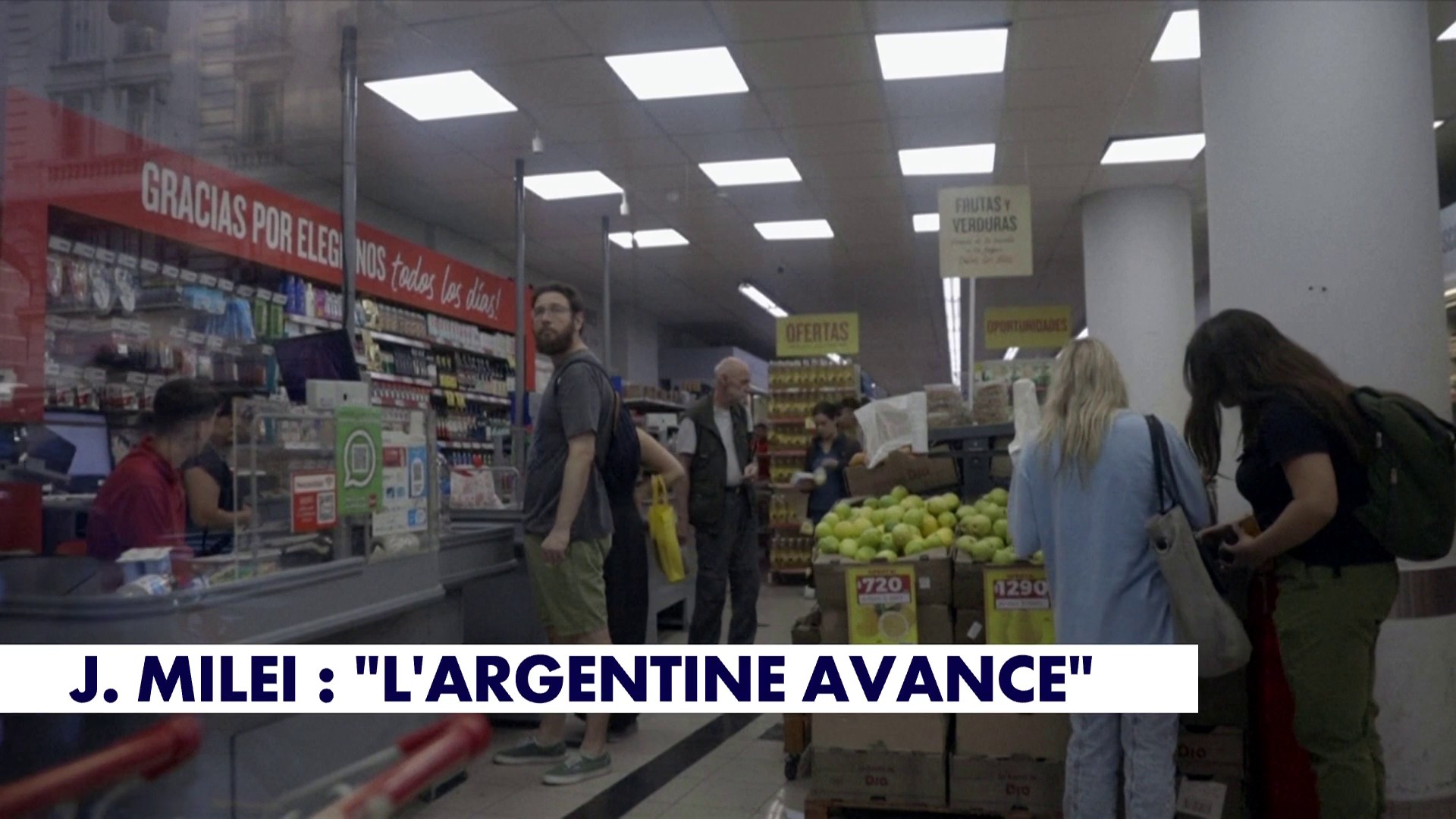 Javier Milei : «L’Argentine avance»