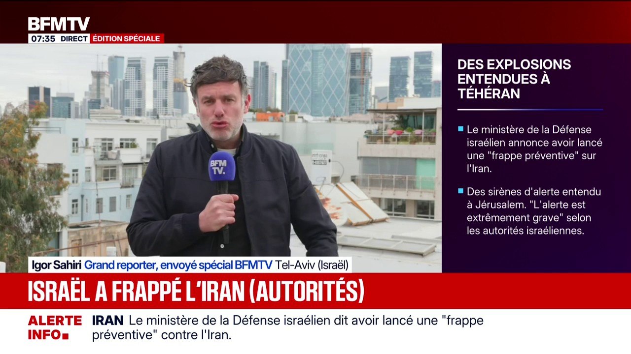 Les sirènes d'alerte ont retenti à Jérusalem après une "frappe préventive" israélienne sur l'Iran