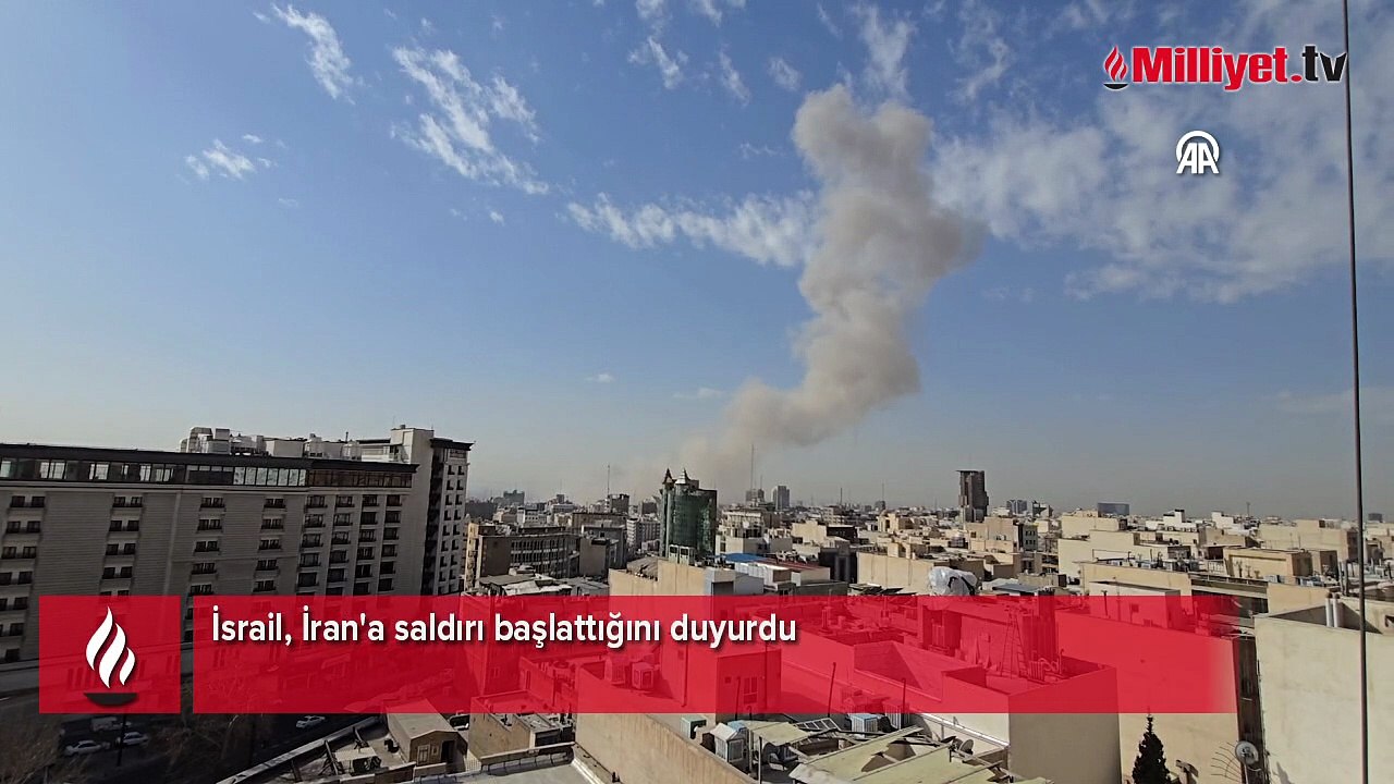 İsrail, İran'ı vurdu! Tahran'da şiddetli patlamalar, Tel Aviv'de siren sesleri