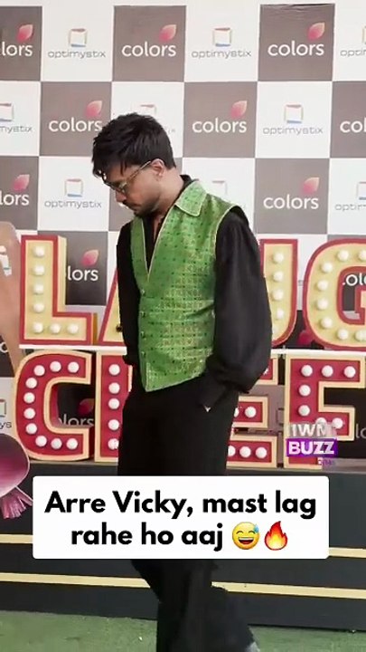 Karan Kundrra and Vicky Jain share a sweet moment on sets of Laughter Chefs