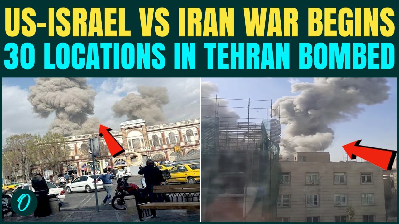 US-Israel BOMB Iran BREAKING| Multiple Explosions ROCK Tehran | Khamenei FLEES Iran | US Iran War