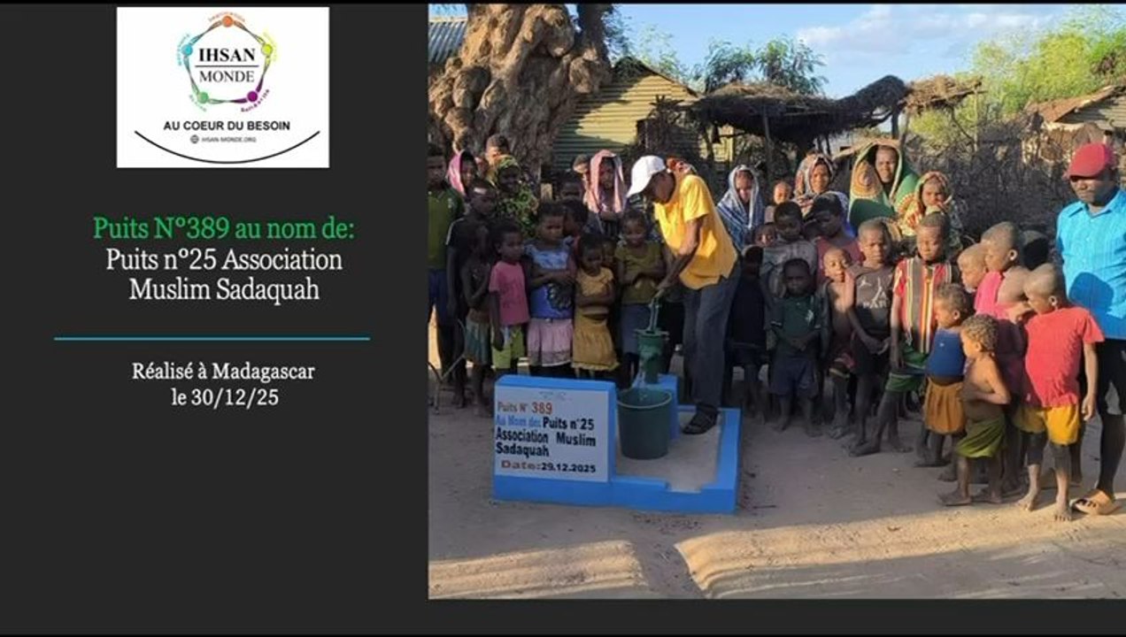 Puits n°25 réalisé à Madagascar