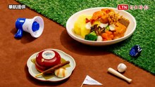 華航包機載台灣隊赴日迎戰經典賽  機上餐點諧音梗預祝勝利