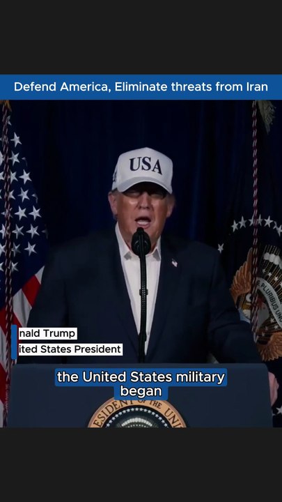 Donald Trump Announces U.S. Combat Operations in Iran