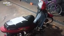 Moto sem placa e com número de chassi suprimido é apreendida em Toledo