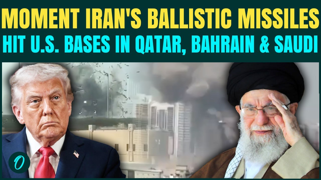 Iran's Ballistic Missiles HIT U.S Bases in Qatar, Bahrain & Saudi Arabia| Moment of Strike on Cam