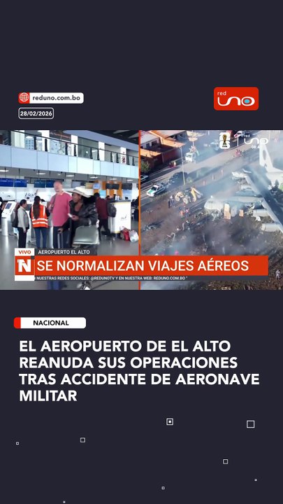 El aeropuerto de El Alto reanuda sus operaciones tras accidente de aeronave militar
