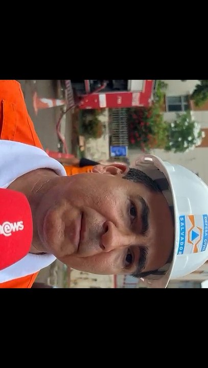 Diretor Geral da Codesal Adriano Silva falando sobre os próximos passos e sobre os danos causados pelo incêndio