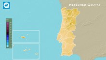 Previsão da chuva acumulada no Continente, Açores e Madeira nos primeiros dias de março